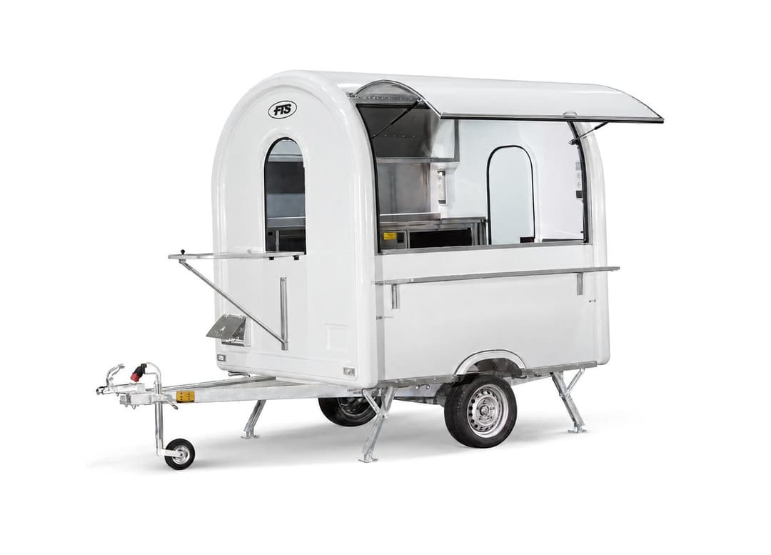 Location de food truck : remorque L’Essentiel blanche