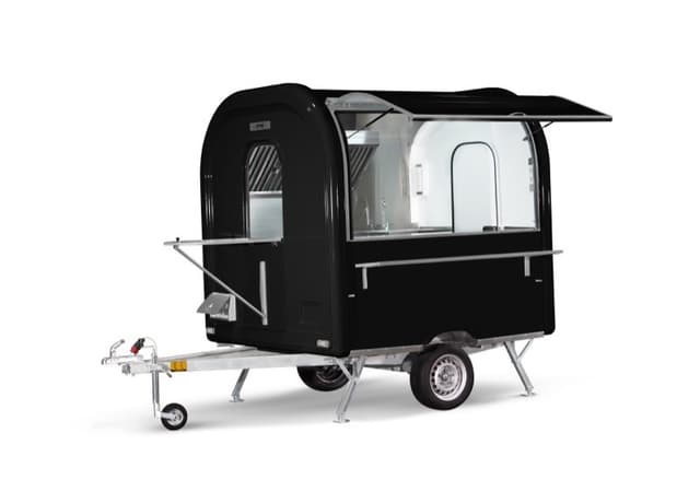 Remorque food truck Chef+ noire, format AIR 220